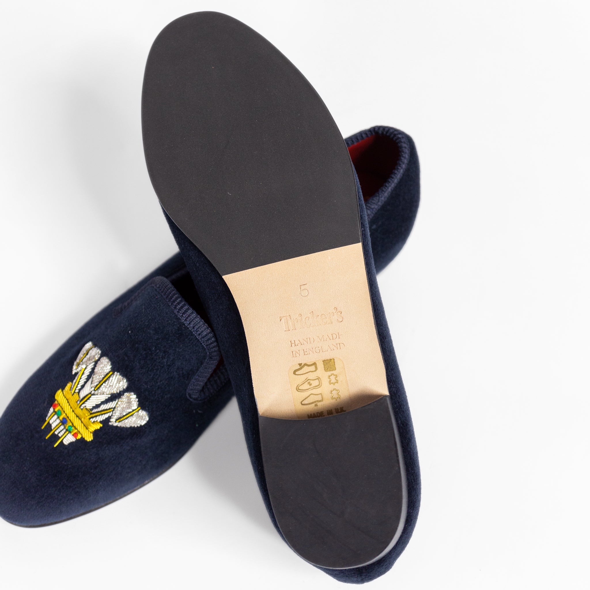 ONTADE公式｜トリッカーズ オペラシューズ VICTORIA NAVY VELVET