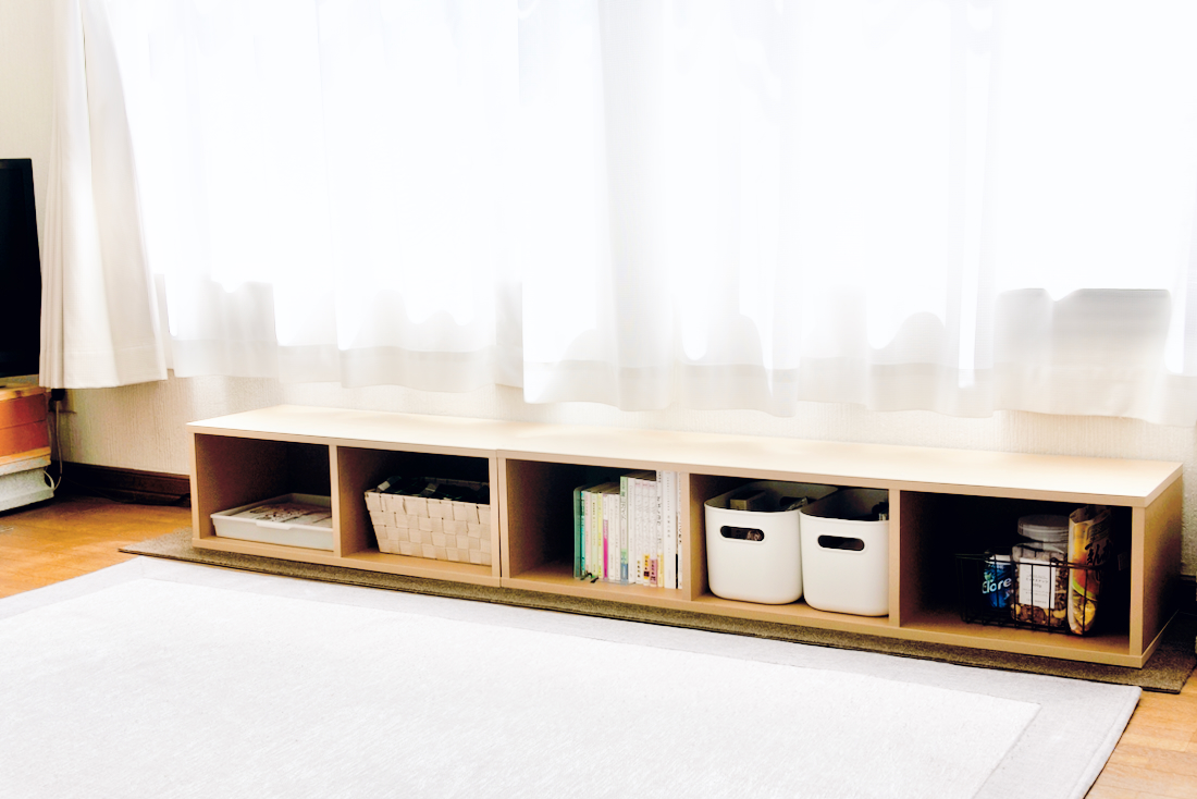 無印良品パルプボードボックス・スリムは横置き本棚にも使える！ - お