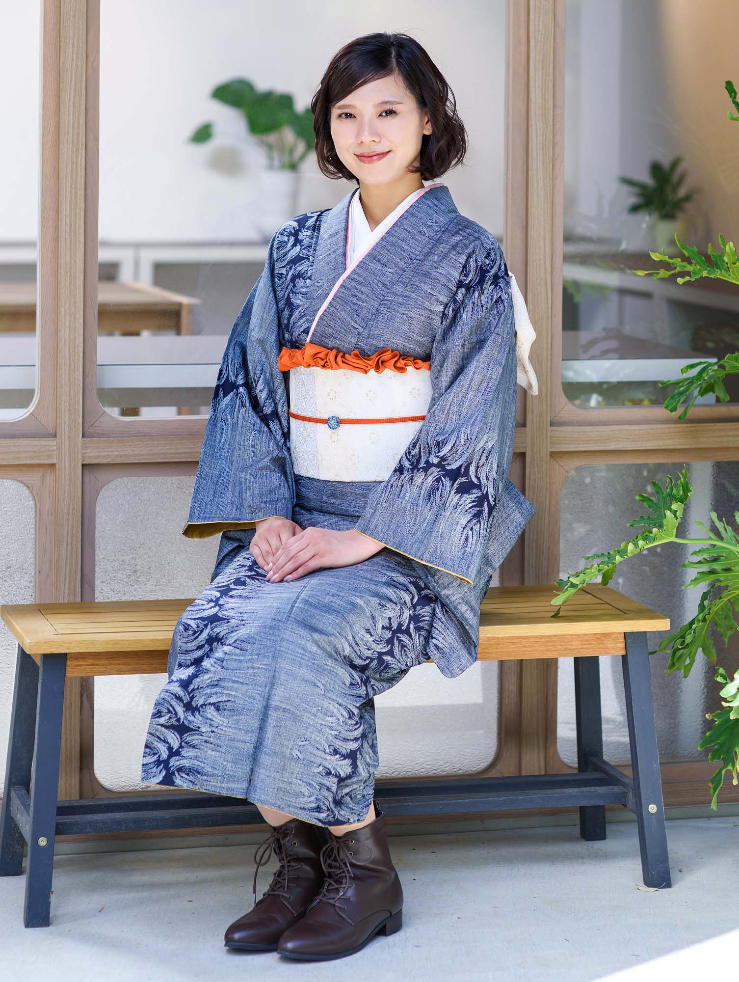 正藍染大島紬 | 大島紬製品のご紹介 | 本場大島紬織物協同組合