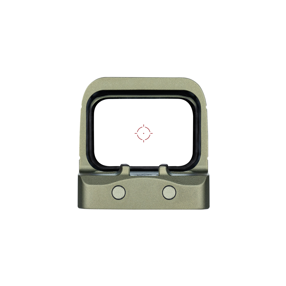 Multi Reticle Red Dot Sight: Olive Green Enclosed Optic - Osight
