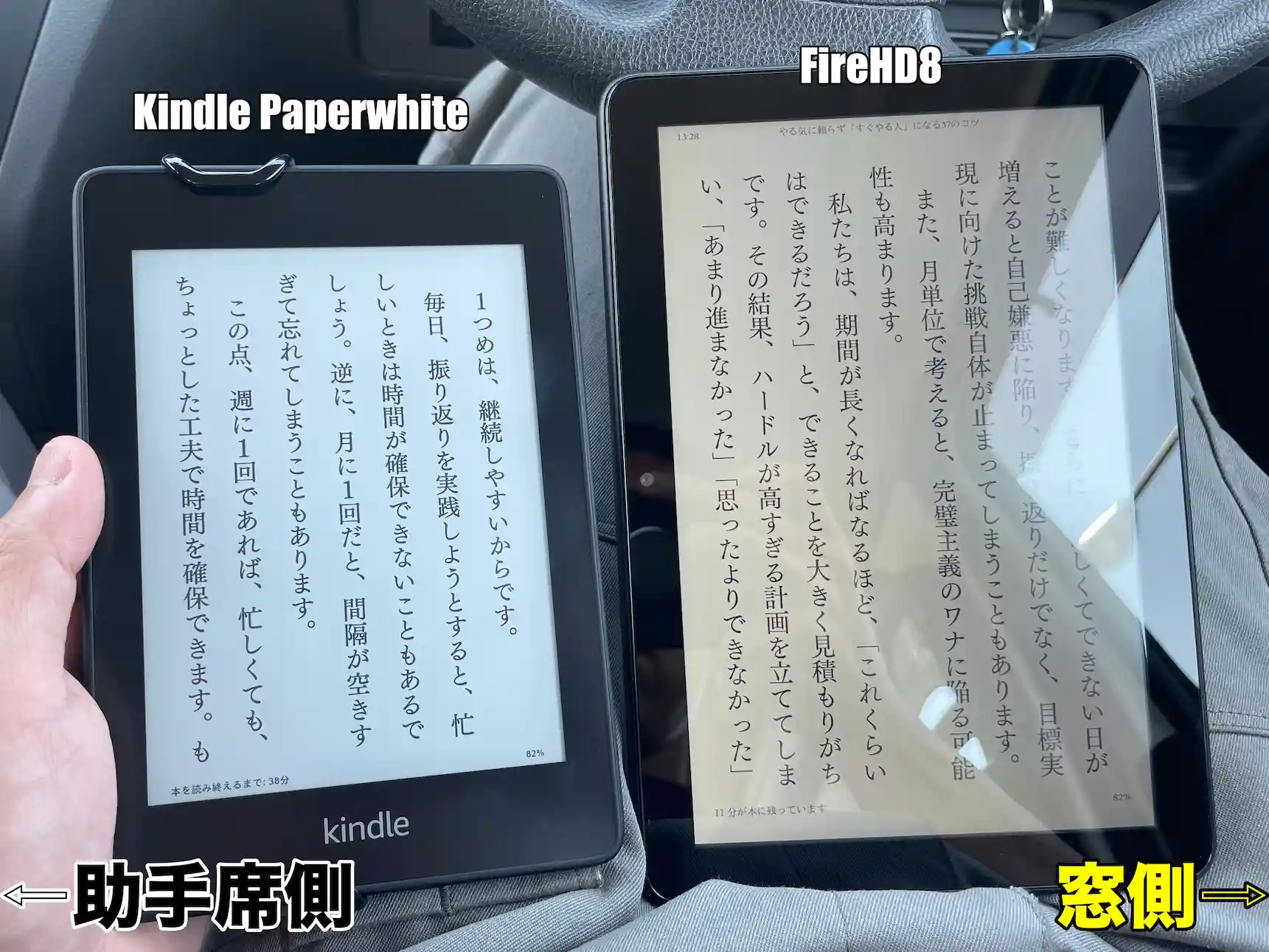 KindlePaperwhiteとFireHD8】ビジネス書の読書にはどっちがおすすめ