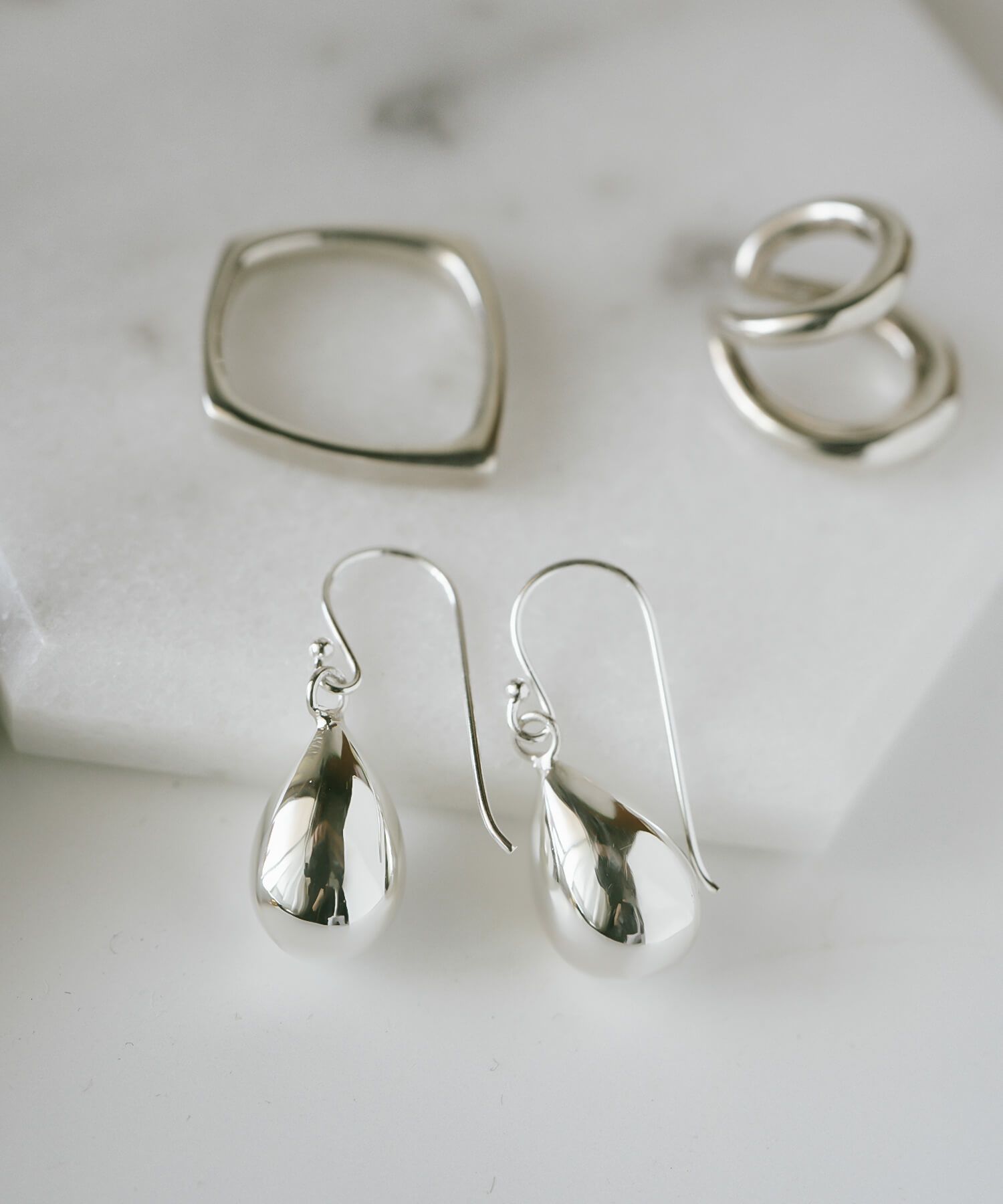 Silver925 Dangle Drop Pierce QATRA -カトラ- | Ops.(オプス)公式ストア