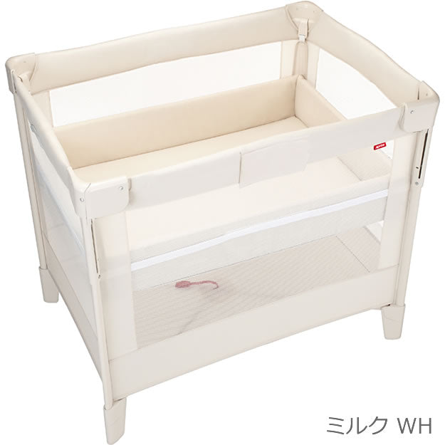 アップリカ ココネルエアー CoconelAir ベビーベッド ミルク WH【P/N