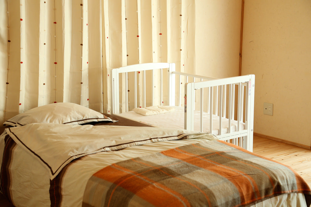 サワベビー 日本製添い寝ミニベッド L型プチベリー ナチュラル 澤田