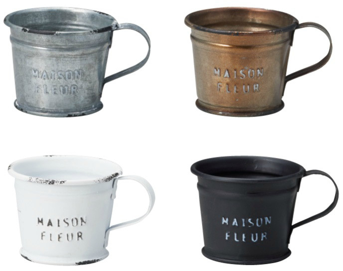 4)ﾐﾆﾐﾆﾌﾞﾘｷｾｯﾄ SS4種×各1個: フラワーベース・鉢カバー ｜ YDM