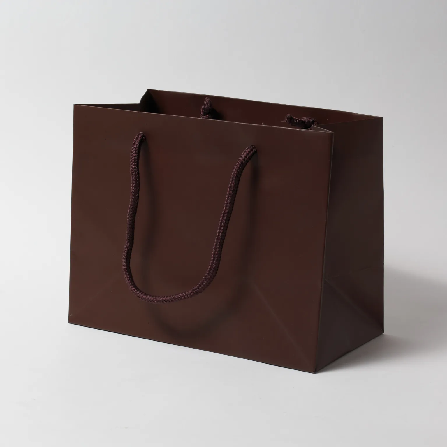 6138911 ブライトバッグ23-12 チョコブラウン (MT) 50枚 : 紙袋／ポリ