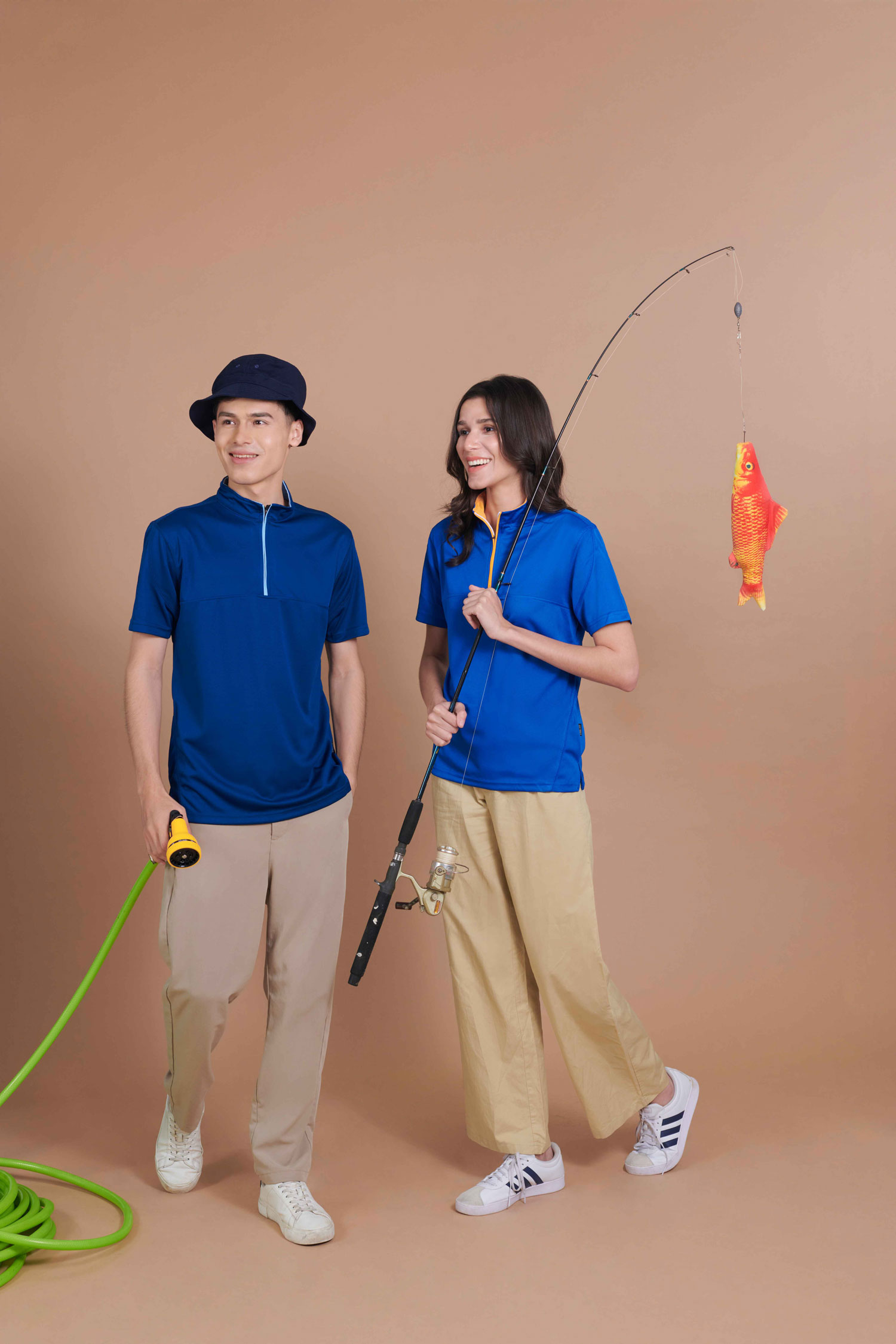 Quick Dry Half-Zip Mock Neck Shirt - Malaysia Apparel Supplier