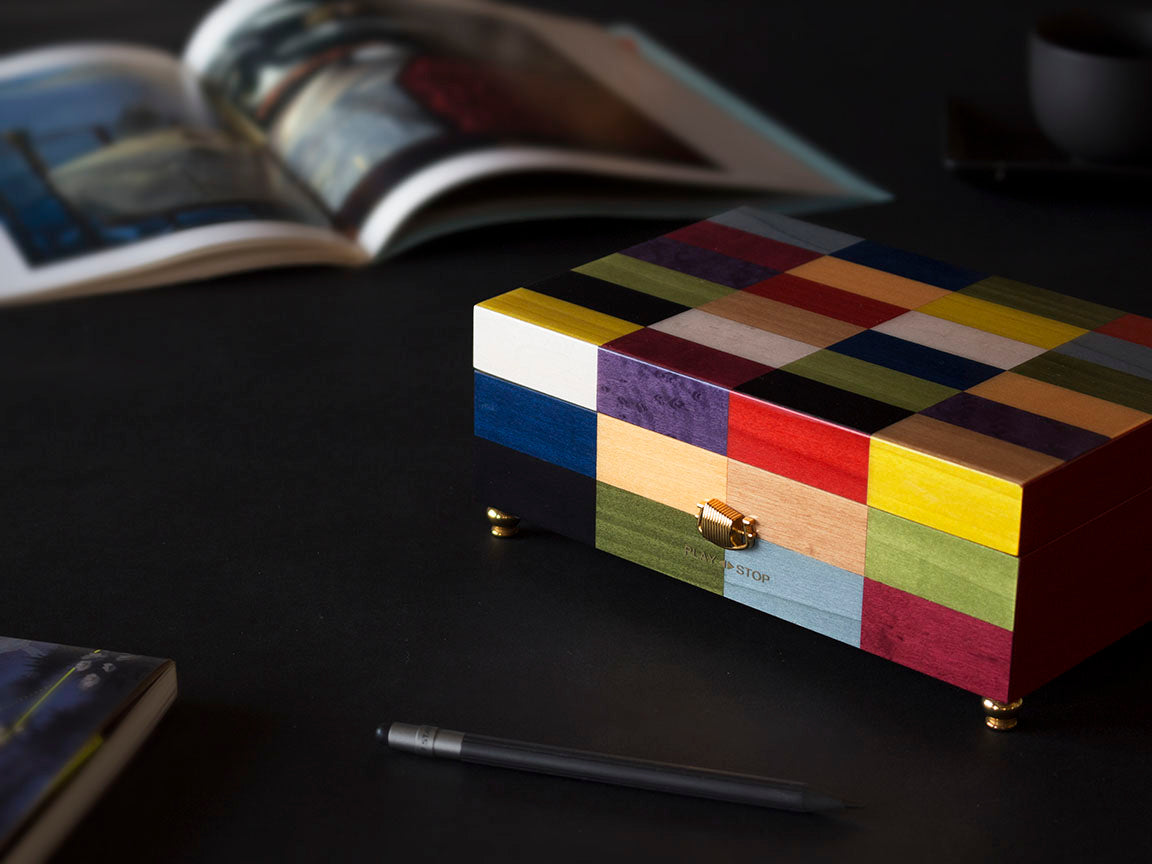 曲が選べる・誕生日に人気】【EX188I】30弁 ORPHEUS イタリア象嵌小物