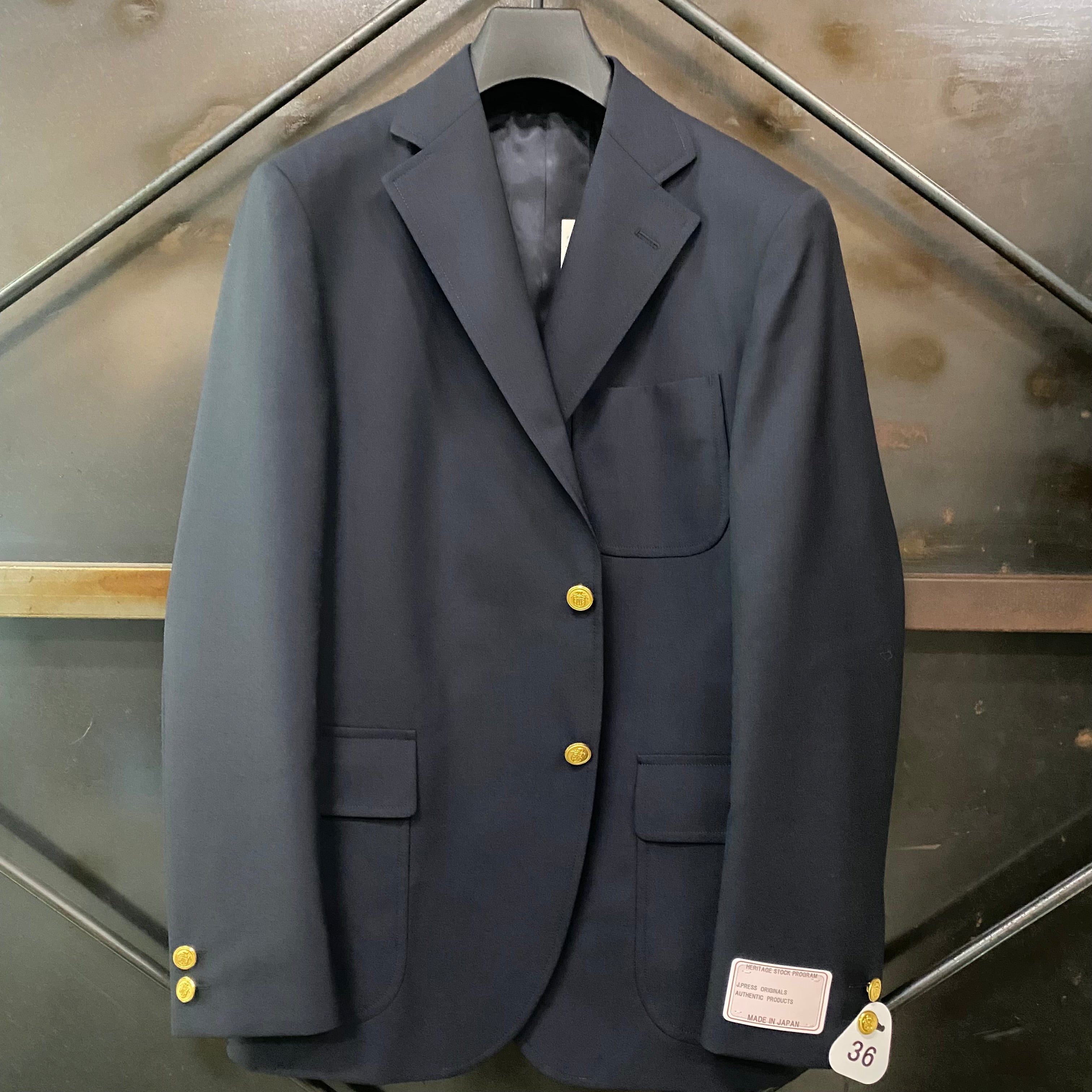 J.PRESS/ジェイプレス PEPPIN MERINO TOROPICAL 3B BLAZER メリノ