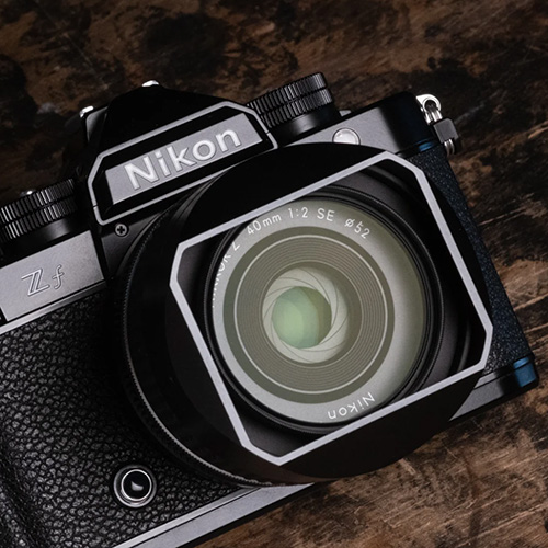 SQUAREHOOD｜スクエアフード｜Nikon NIKKOR Z 40mm f/2 専用アルミ