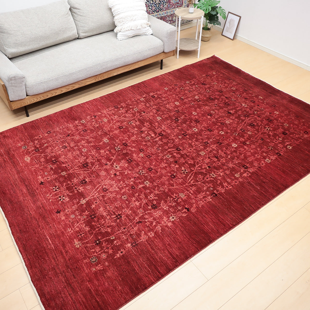 ゾランヴァリ,ギャッベ,ルリバフ,292×196cm｜高密度手織りペルシャ絨毯