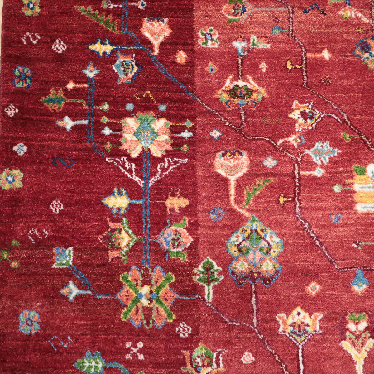 ゾランヴァリ・ギャッベ／ルリバフ 286×218cm（ZX-1422）｜高密度