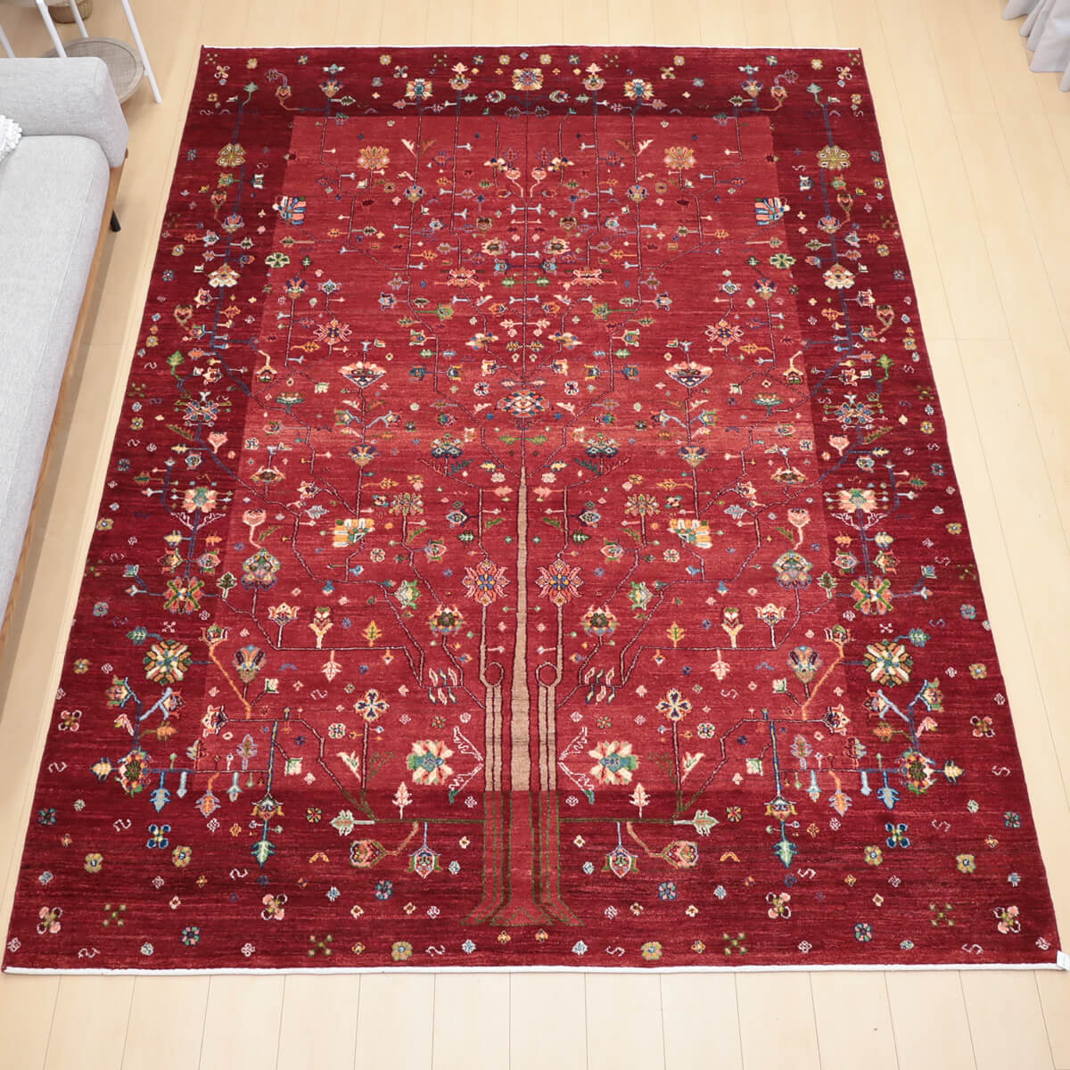 ゾランヴァリ・ギャッベ／ルリバフ 286×218cm（ZX-1422）｜高密度