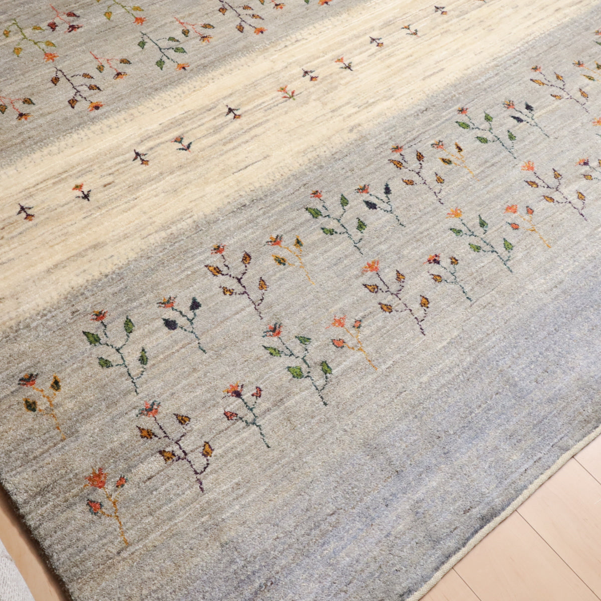 プレミアムギャッベ,アマレ,ラグ,188×199cm,手織り,ウール,ペルシャ