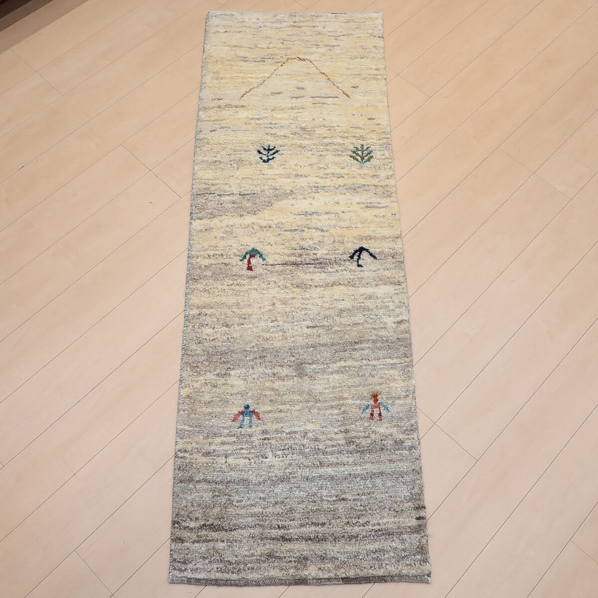 玄関マットギャッベ通販｜60×40cm手織りラグ｜ タグ：「玄関60ギャッベ