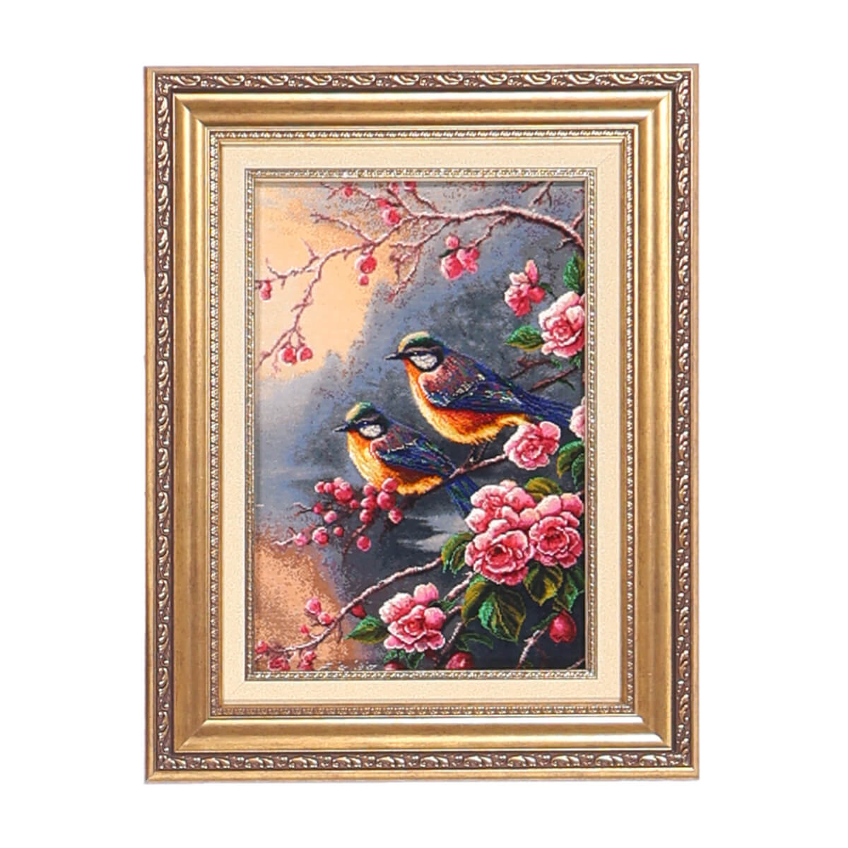 ペルシャ絨毯 タブリーズ産 絵画絨毯 77×60cm（FP-70271） – ギャッベ