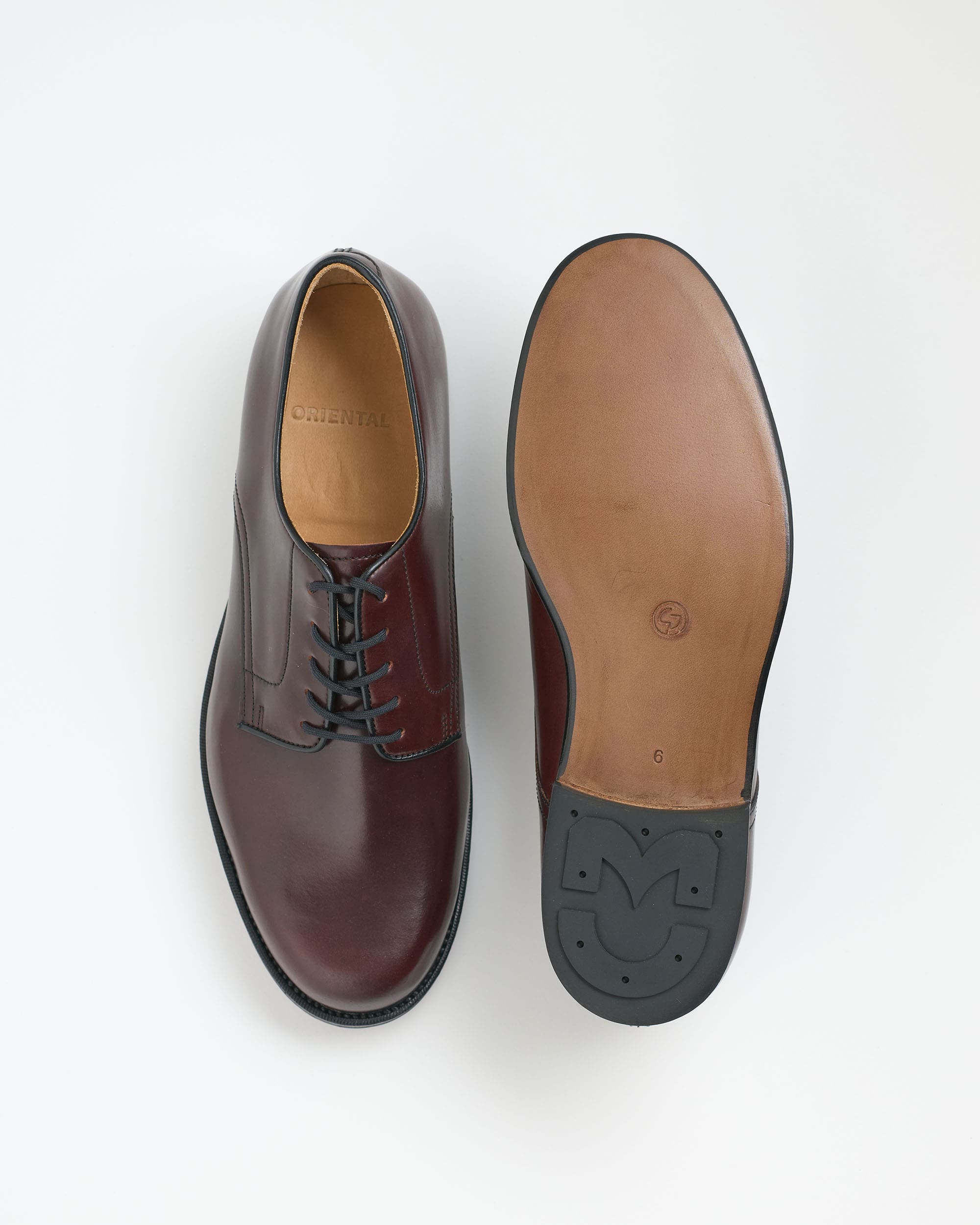ORIENTAL オリエンタル 012 plain toe Cordovan burgundy (FG-3030