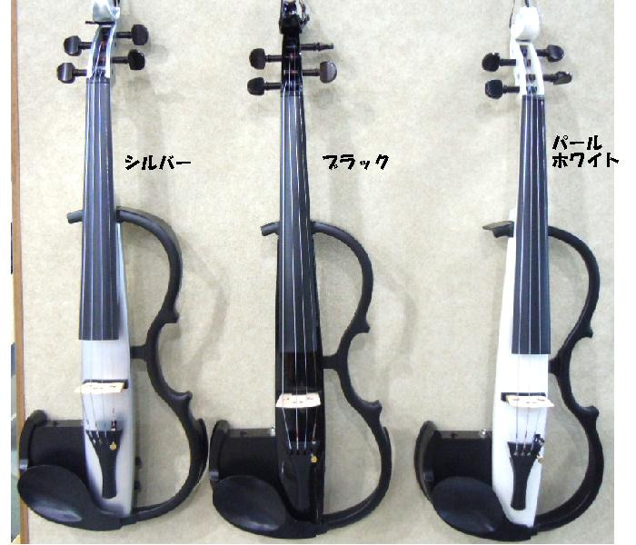 1年保証・調整付き】音量1/10サイレントバイオリン ブラック色 エレキ