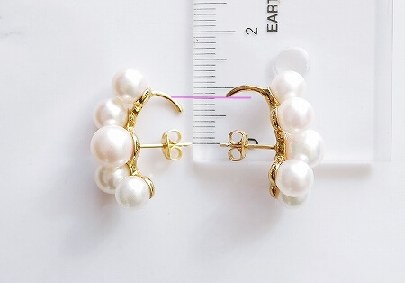 着画】ARTIDA OUD「philia アコヤパール リバース スタッドシングル