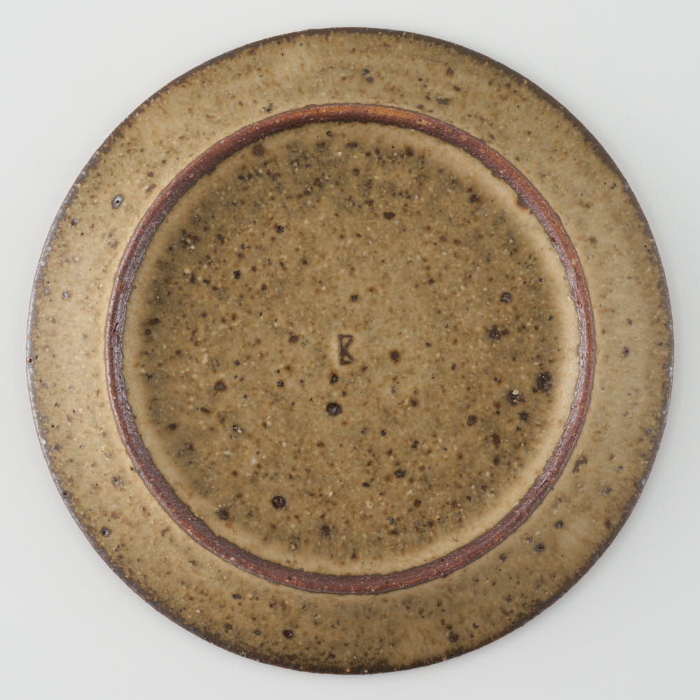 作家 鯨井円美 5寸リム皿 ピンクベージュ ¥3,300 大人の焼き物