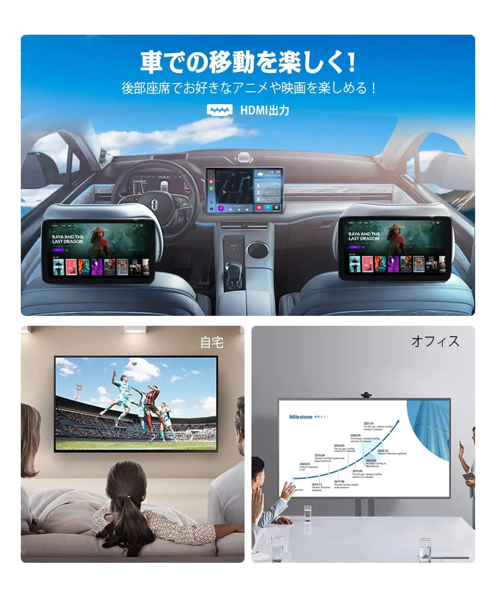 PICASOU 2 CarPlay AI Box – OTTOCAST（オットキャスト）