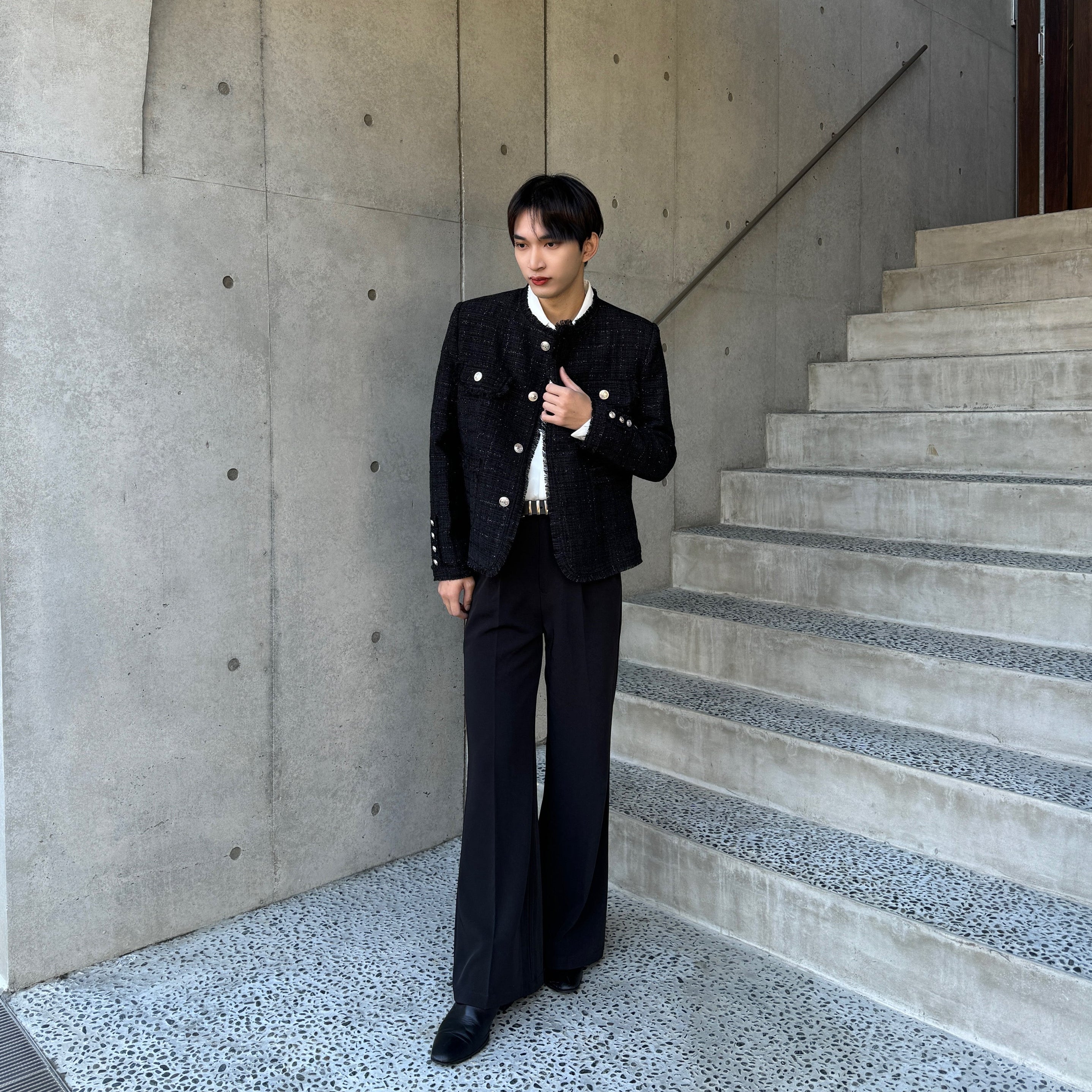 アイドルラグジュアリーツイードジャケット Ot4776 | 韓国ファッション