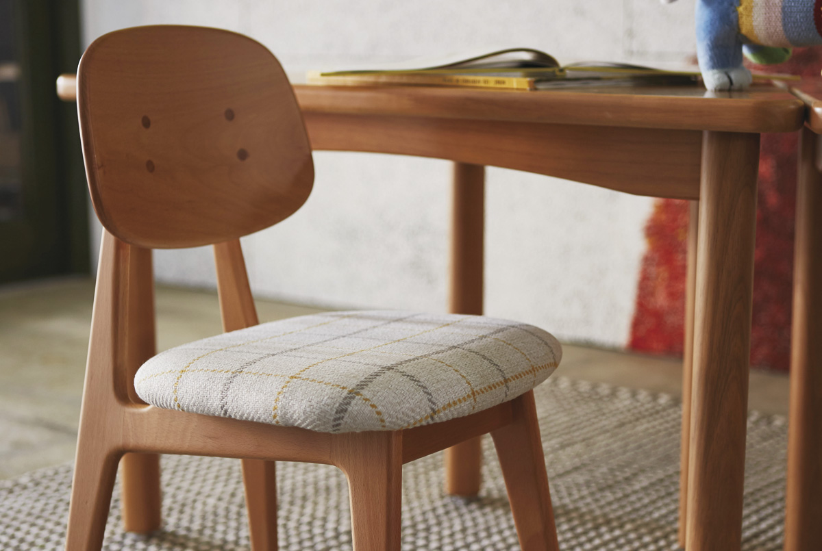 美品 QUON/クオン プラム ダイニングチェア2脚 椅子 Plum[プラム