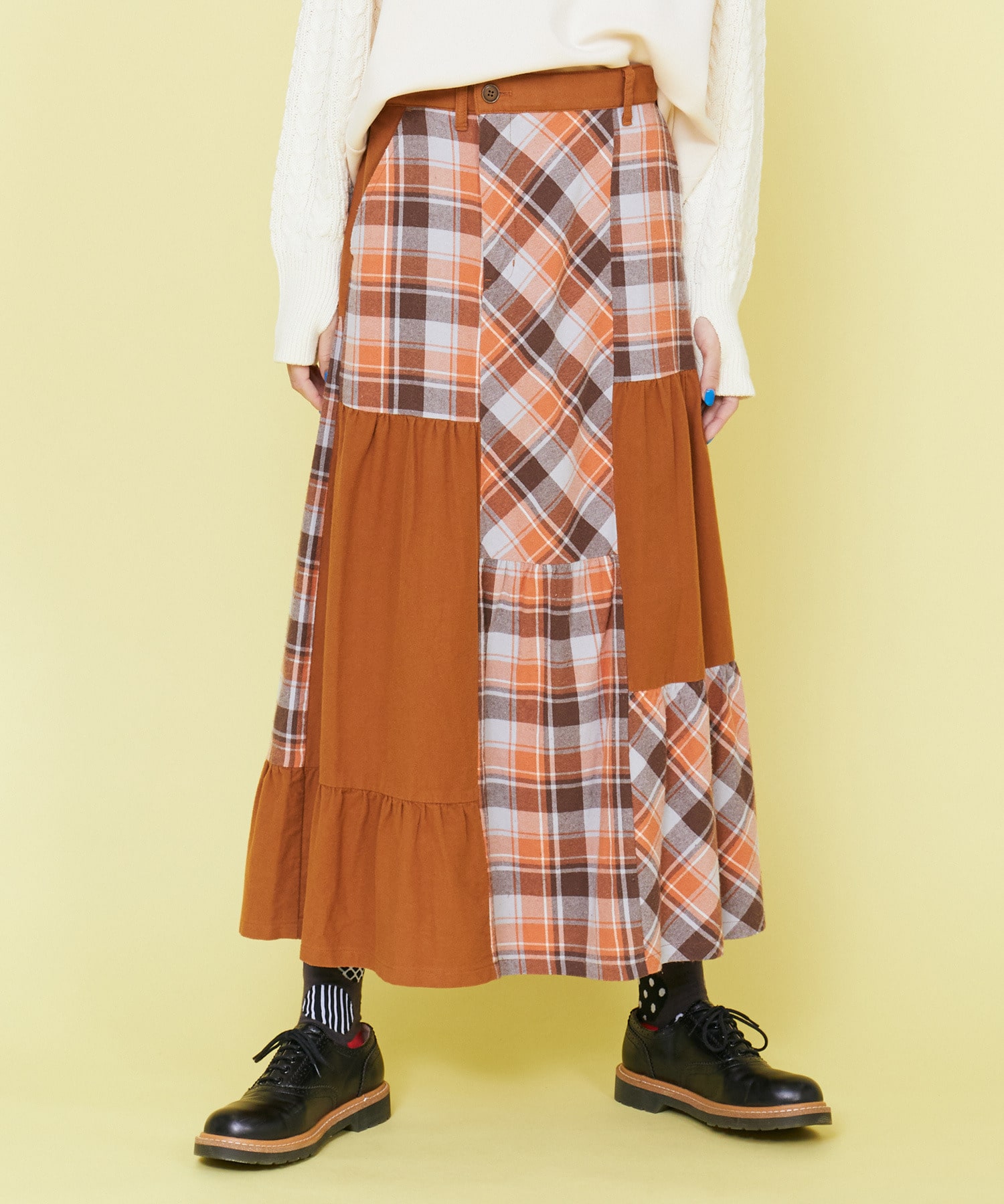 ビエラパッチ スカート】｜【FRAPBOIS(フラボア)】｜BIGI OUTLET（ビギ