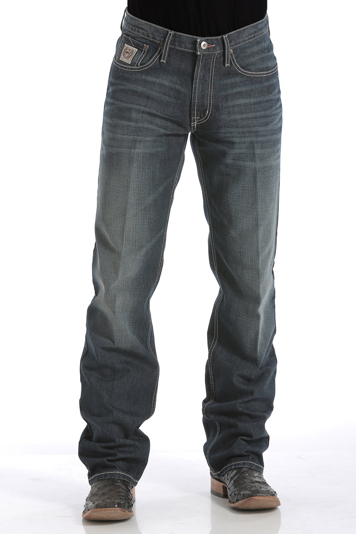 Cinch | White Label Relax Fit Dark Stonewash Jean – Outpost