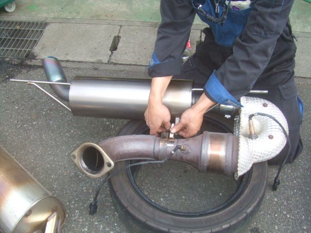 OUTERPLUS ロータス エリーゼ・エキシージ 2ZZ 右1本出し エキゾースト