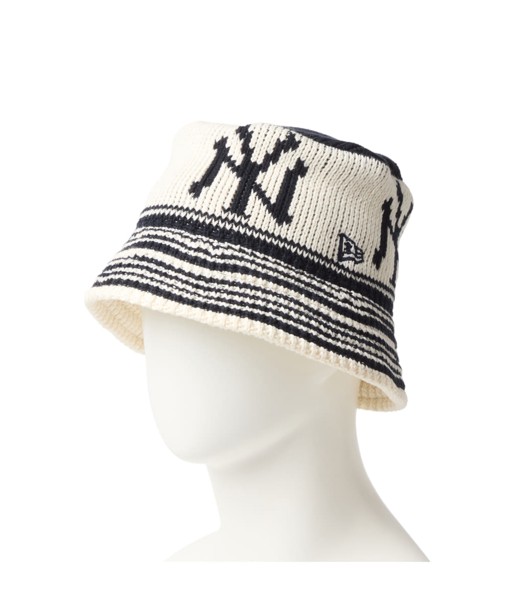 NEW ERA KNIT BUCKET | ML(08) NVY CRM (71) | NEW ERA / ニューエラ