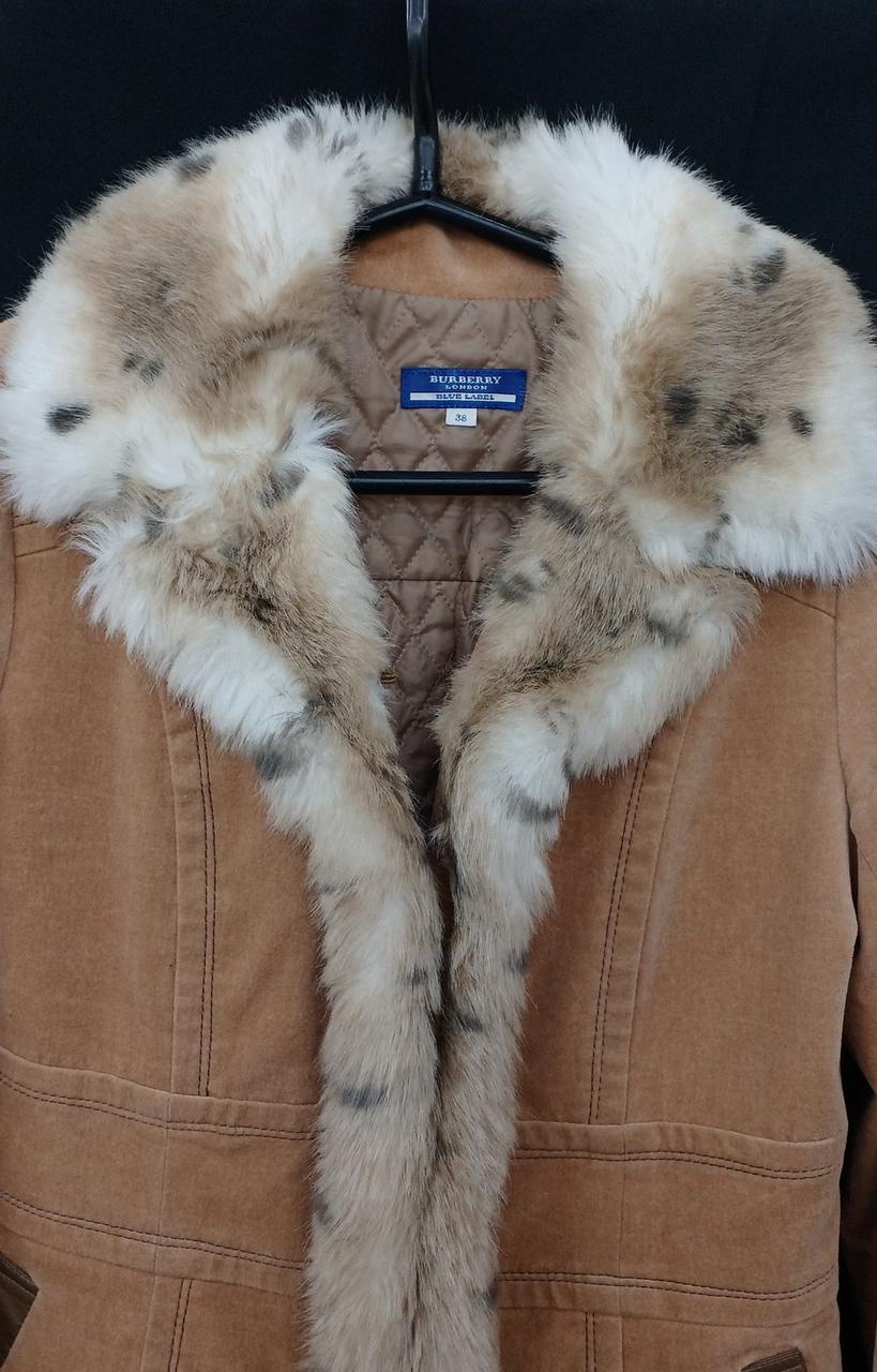 BURBERRY BLUE LABEL|バーバリー フェイクファーコート|【ハードオフ