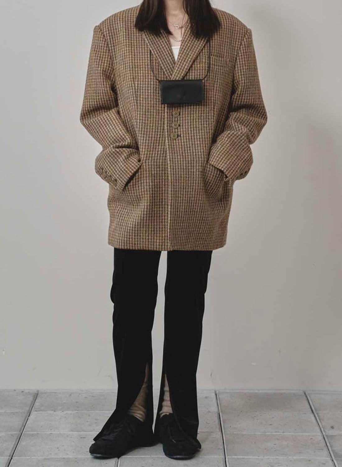 WOOL100% CHECK JACKET|【25FW先行予約】ウール チェック ジャケット