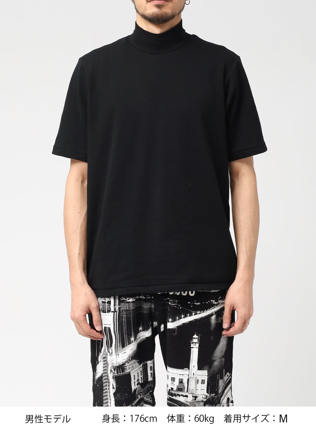 MOCK NECK TEE S/S|モックネックTシャツモックネックTシャツ| MOONLOID