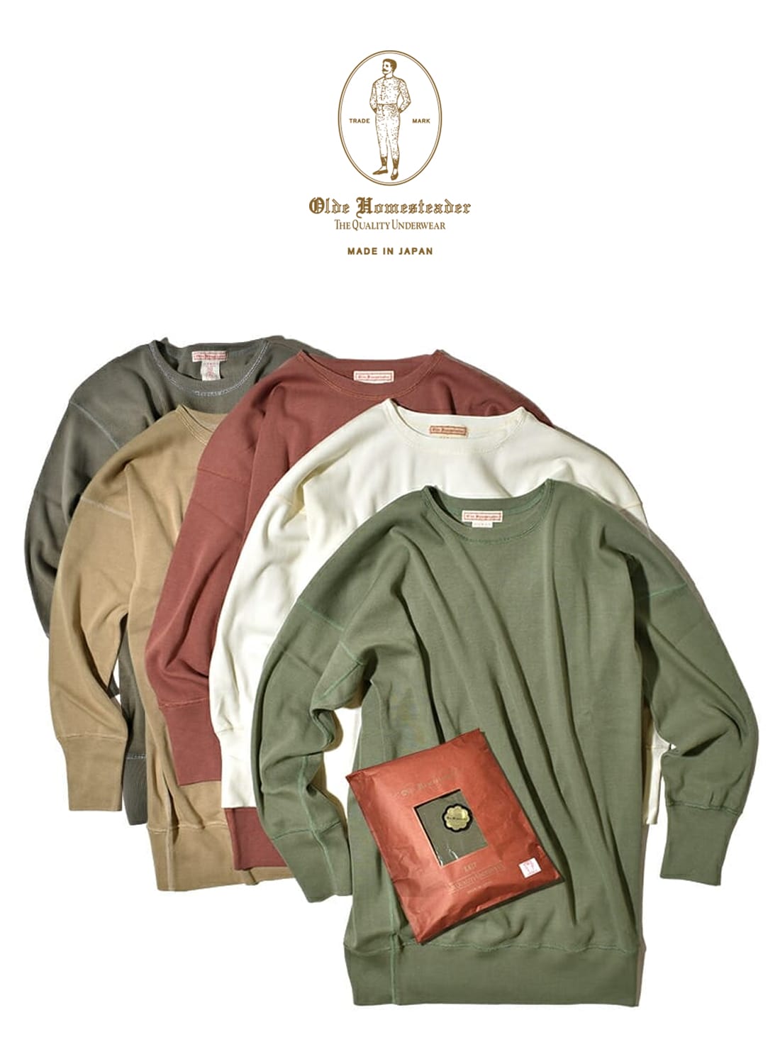 OLDE HOMESTEADER/CREW NECK SWEAT SHIRT|クルーネック スウェット