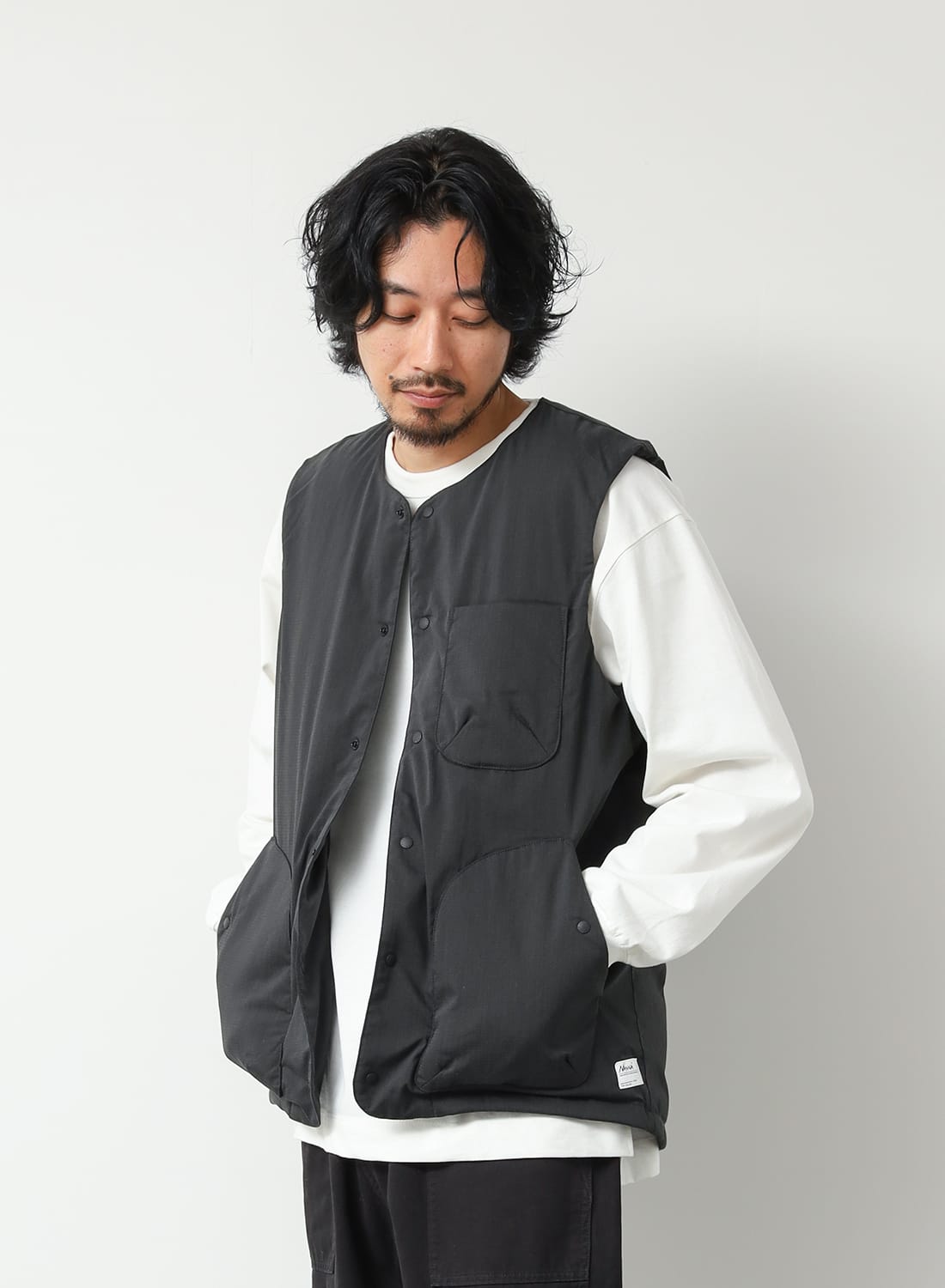 HINOC RIPSTOP INNER DOWN VEST|ヒノックリップストップインナーダウン