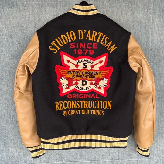 S.ダルチザン・技術が特に優れた桐生市相良刺繍製作の馬革袖の