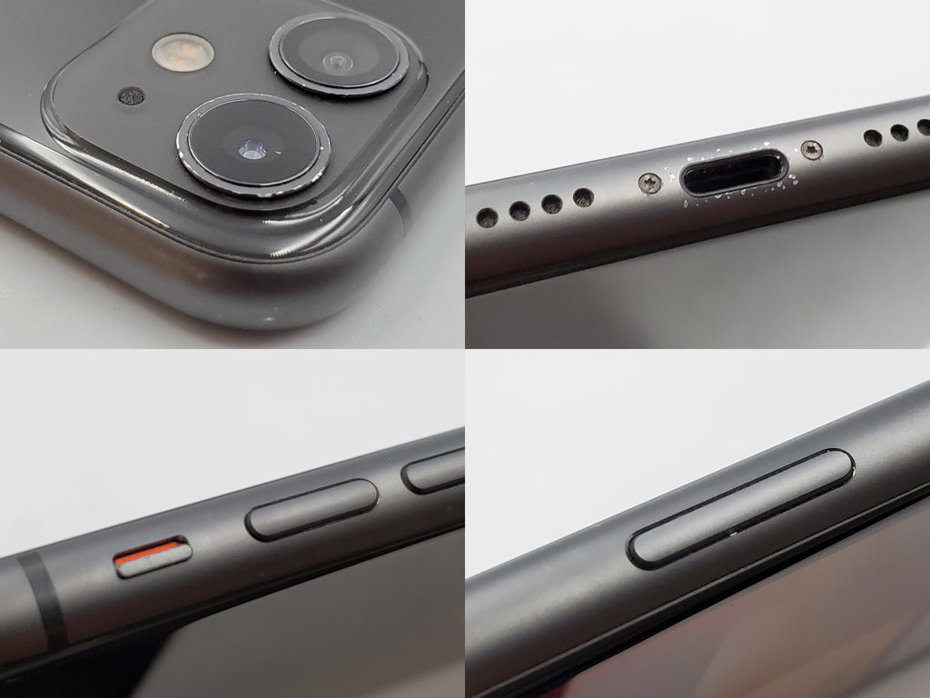 Dランク】SIMフリー iPhone11 128GB ブラック MWM02J/A A2221