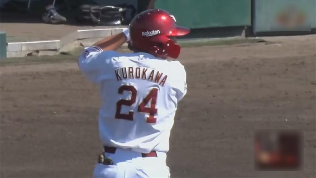 一軍定着へアピール！ 東北楽天・黒川史陽が2打席連続タイムリー｜パ