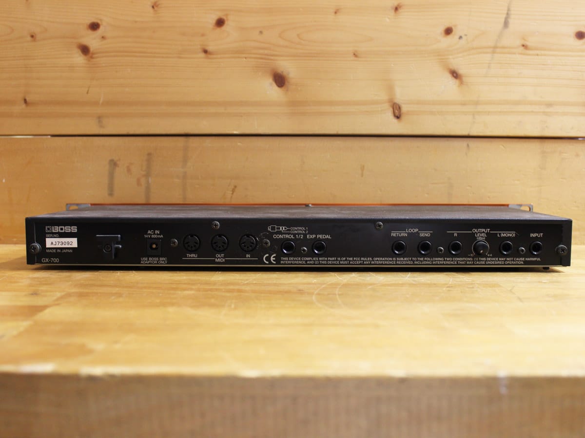 中古】BOSS GX-700 ラック マルチエフェクター - 神奈川県の中古楽器店