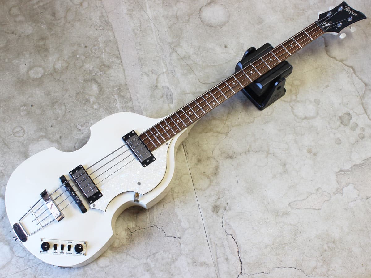 中古】Hofner Ignition B-BASS HI-SERIES White バイオリンベース