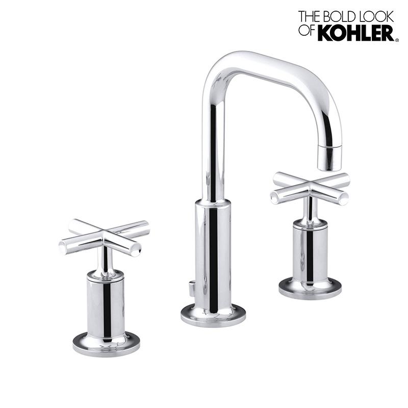 KOHLER コーラー ピューリスト 2ハンドル洗面用混合 K-14406-3 パパサラダ
