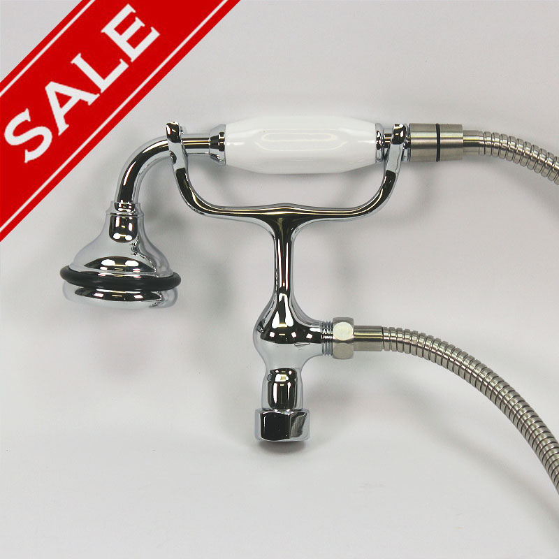 激安アウトレット】海外製テレフォンシャワー型水栓の上部セット