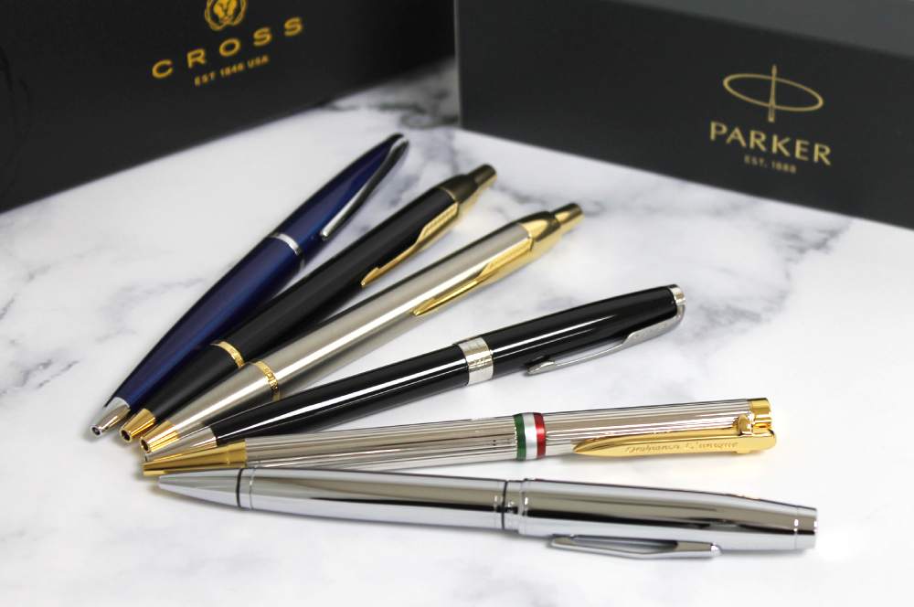 即納商品一覧 パーカー、クロスなど高級ボールペンに名入れして即日