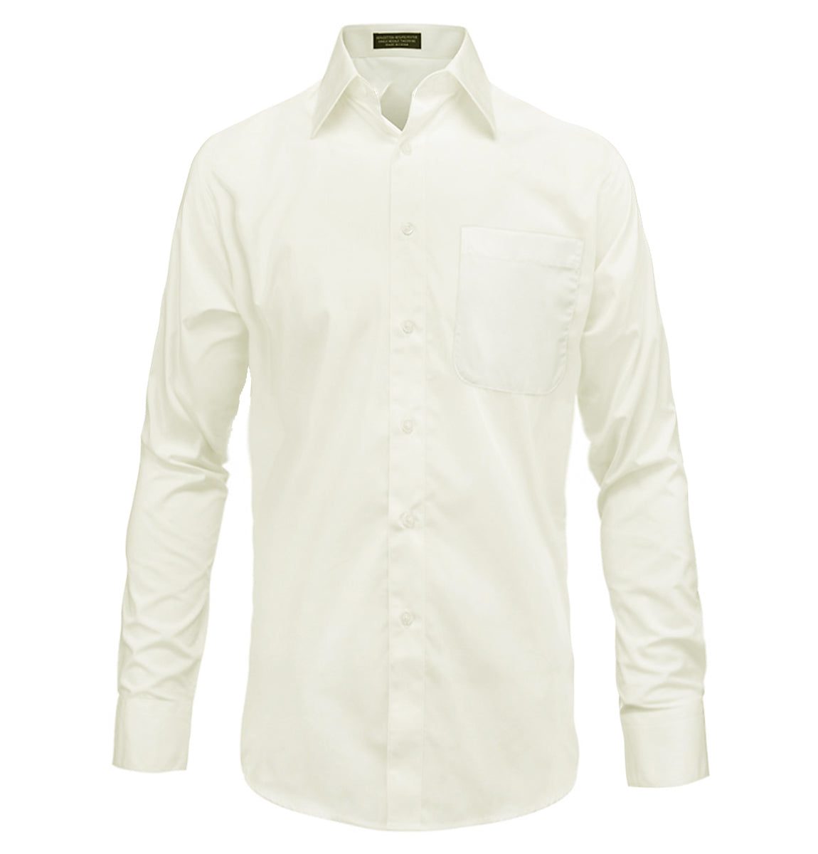 The Essential Solid Ivory Men's Dress Shirt – Paul Malone