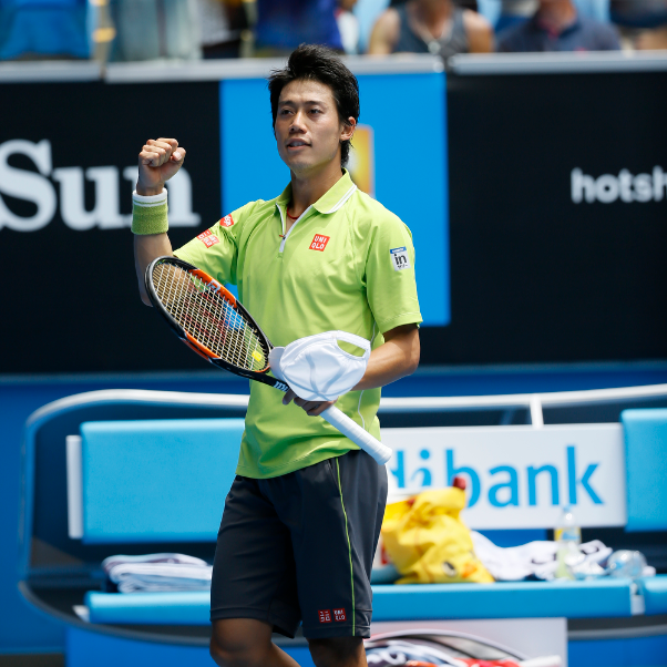 テニスuniqlo】全豪オープンテニス2015で錦織圭選手がベスト8に進出