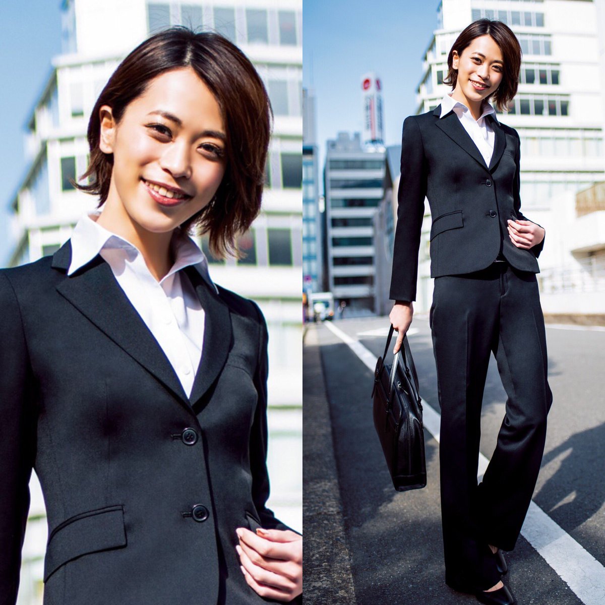 就活シーズンには大人気の洗えるスーツ！ 特にたくさん歩くアクティブ