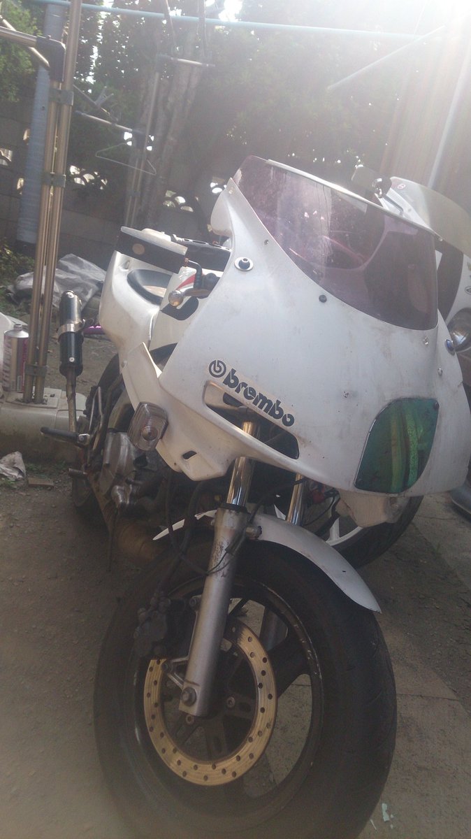 走り屋御用達の伝説のミラー、ポップスミラーはチビに移植しました