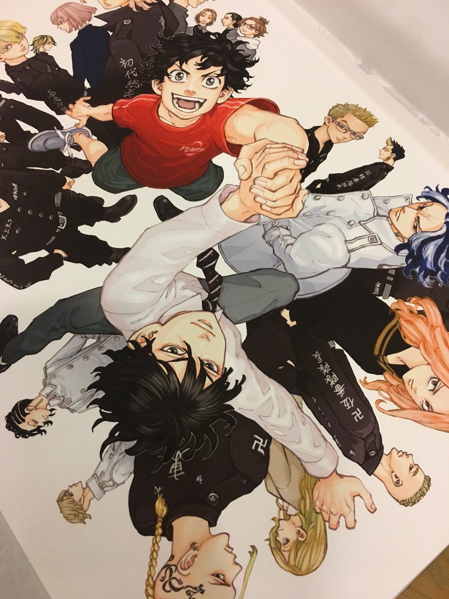 ただいま打ち合わせ中です！！ 複製原画の色味を先生にご確認いただい