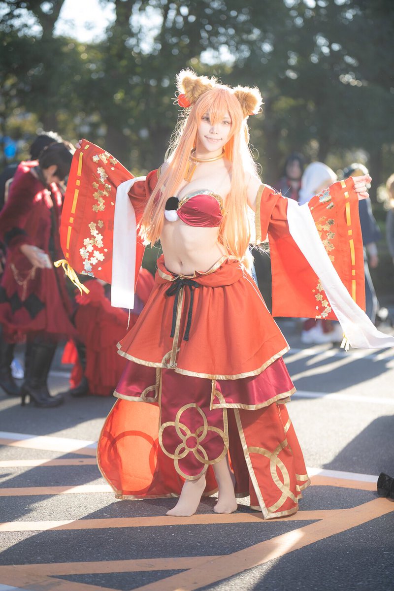 cosplay】Fate/Grand Order 鈴鹿御前(第三再臨) とても綺麗に撮影して